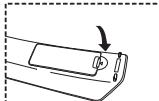 SAMSUNG LE32S67BD - Installing Batteries in the Remote Control - 3
