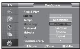 SAMSUNG LE32S67BD - Seleccionar o idioma - 1