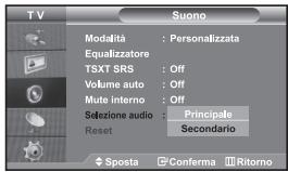 SAMSUNG LE32S67BD - Ascolto dell'audio dell'immagine secondaria - 1