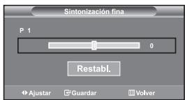 SAMSUNG LE32S67BD - Sintonía fina de la recepción de canales - 1