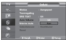 SAMSUNG LE32S67BD - Het volume automatisch aanpassen - 1