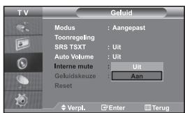 SAMSUNG LE32S67BD - De Interne mute selecteren - 1