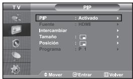 SAMSUNG LE32S67BD - Visualización de Imagen en imagen (PIP) - 1