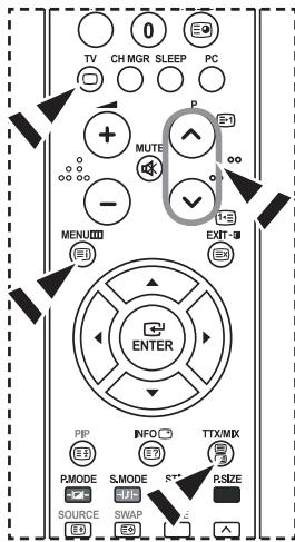 SAMSUNG LE32S67BD - Exibição das informações de teletexto - 1