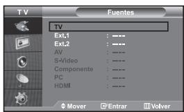 SAMSUNG LE32S67BD - Selección de la fuente - 1