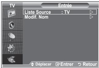 SAMSUNG LE32S86BD - Vous pouvez sélectionner parmi les sources extérieures connectées aux prises d'entrée du téléviseur. - 1