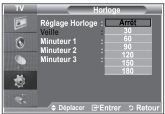 SAMSUNG LE32S86BD - Réglage du minuteur de mise en veille - 2
