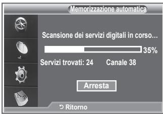 SAMSUNG LE32S86BD - Aggiornamento automatico dell'elenco dei canali - 1