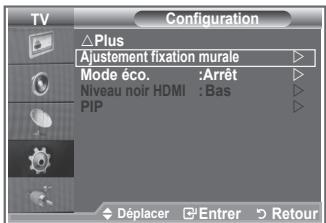 SAMSUNG LE32S86BD - Réglage de la fixation murale (LE40S8, LE46S8) (vendue séparément) - 2