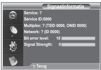 SAMSUNG LE32S86BD - U aunt informatatie over de signalaalstatus weergeven. - 1