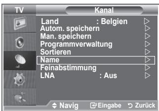 SAMSUNG LE32S86BD - Sendernamen zuweisen - 1