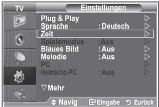 SAMSUNG LE32S86BD - Sleep-Timer einstellen - 1