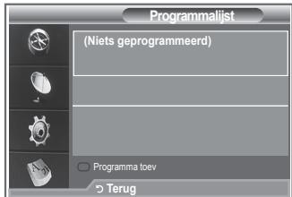 SAMSUNG LE32S86BD - De lijst met geplande programme's - 1