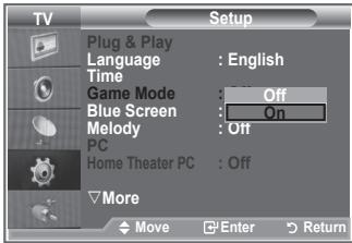 SAMSUNG LE32S86BD - Using Game Mode - 2