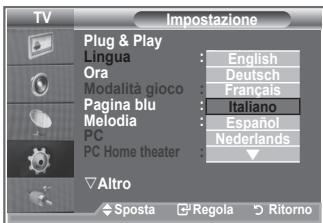 SAMSUNG LE32S86BD - Scelta della lingua - 2