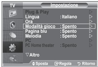 SAMSUNG LE32S86BD - Uso della modalità Gioco - 1