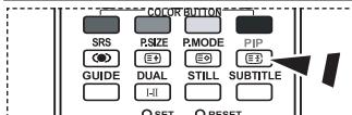 SAMSUNG LE32S86BD - Viewing the Picture In Picture (PIP) - 3