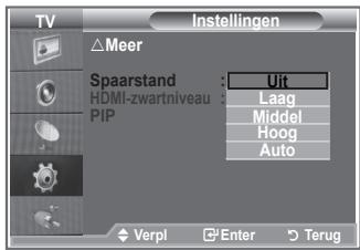 SAMSUNG LE32S86BD - De functie Spaarstand - 2