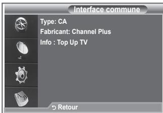 SAMSUNG LE32S86BD - Visualisation de l'interface commune - 1