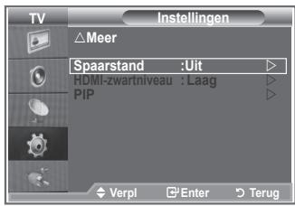 SAMSUNG LE32S86BD - De functie Spaarstand - 1