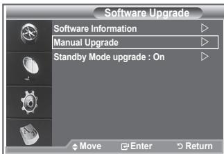 SAMSUNG LE32S86BD - Upgrading the Software - 3