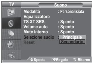 SAMSUNG LE32S86BD - Attivazione dell'audio dell'imagine secondaria - 2
