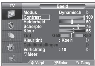 SAMSUNG LE32S86BD - De tv heeft verschillende instellingen waarmeu de beeldkwaliteit=kunt regelen. - 1