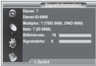 SAMSUNG LE32S86BD - Sie können Informationen über den Signalstatus erhalten. - 1