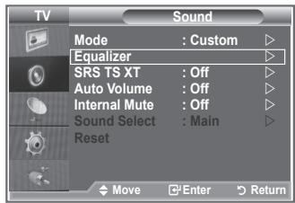 SAMSUNG LE32S86BD - Adjusting the Sound Settings - 1