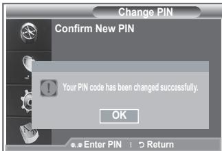SAMSUNG LE32S86BD - Setting up the Parental Lock - 4