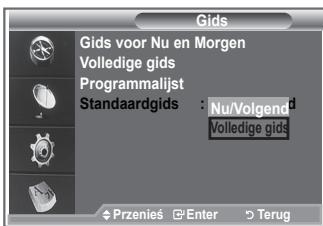SAMSUNG LE32S86BD - De standardgids instellen - 1