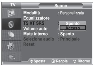 SAMSUNG LE32S86BD - Impostazione di TruSurround XT (SRS TS XT) - 3
