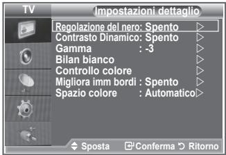 SAMSUNG LE32S86BD - Configurazione delle impostazioni dettagliate dell'immagine - 2