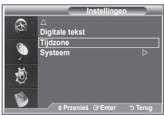 SAMSUNG LE32S86BD - De tijdzone selecteren (uitsluitend Spanje) - 1