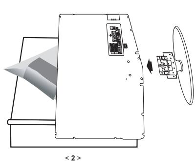 SAMSUNG LE32S86BD - Installing the Stand - 1