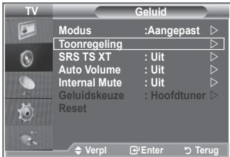 SAMSUNG LE32S86BD - U kunt de geluidsinstellungen aanpassen aan uw persoonlijke voorkeuren. - 1