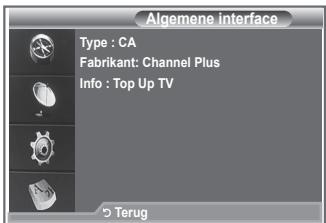 SAMSUNG LE32S86BD - Met deze optie geeft u informatatie over een CAM in de Cl-sleuf\ weer. - 1