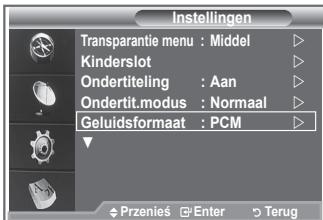 SAMSUNG LE32S86BD - Het geluidsformaat selecteren - 1