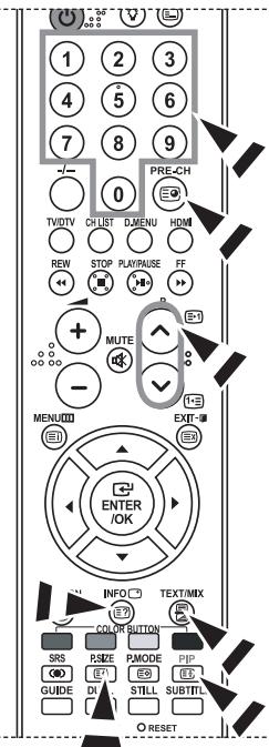SAMSUNG LE32S86BD - Druk op de cijfertoetsen en ENTER/OK op de afstandsbediening om het paginanummer direct op te vragen: - 1