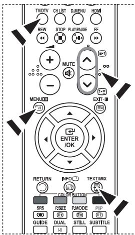 SAMSUNG LE32S86BD - Affichage des informations télétexte - 1