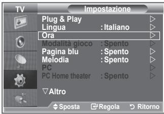 SAMSUNG LE32S86BD - Impostazione del timer di spegnimento - 1