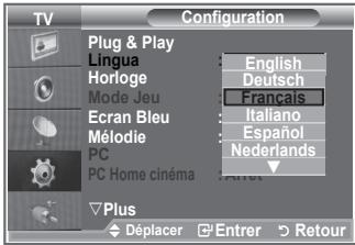 SAMSUNG LE32S86BD - Choix de la langue - 2