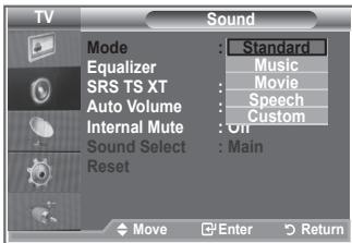 SAMSUNG LE32S86BD - Changing the Sound Standard - 2