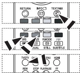 SAMSUNG LE32S86BD - Teletekstpagea selecteren via Fastekst - 1