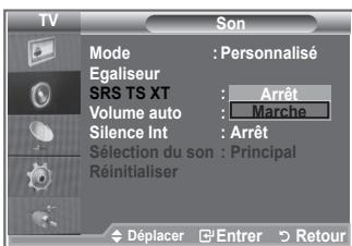 SAMSUNG LE32S86BD - Réglage du TruSurround XT (SRS TS XT) - 3