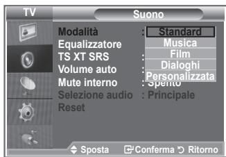 SAMSUNG LE32S86BD - Modifica dello standard audio - 2