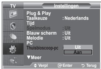 SAMSUNG LE32S86BD - De thusisbioscoop-pc instellen - 2