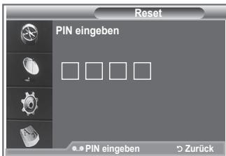 SAMSUNG LE32S86BD - Sie können alle gespeicherten Werte wieder auf die Ausgangswerte zurücksetzen. - 1