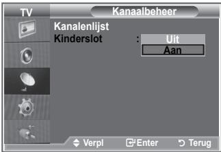 SAMSUNG LE32S86BD - Alleen met de afstandsbediening kan het kinderslot worden uitgezet. Houd de afstandsbediening dus buiten bereik van kinderen. - 1