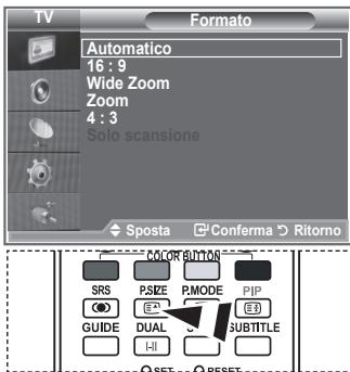 SAMSUNG LE32S86BD - Modifica delle dimensioni dell'imagine - 2